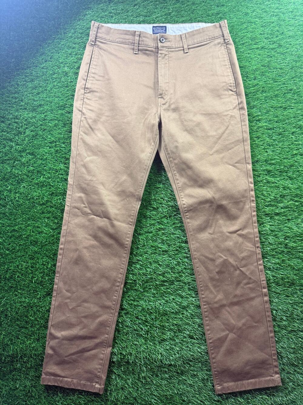 Levi's White tag S&Co Two Horse Chino Pants Mans 32 Stretch Front Tapered Work